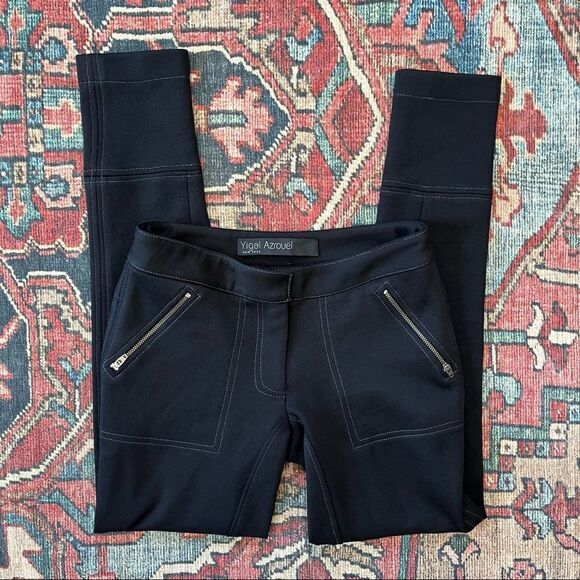 Yigal Azrouel New York Pants Knit Wool Blend Pant 2 - Picture 1 of 8